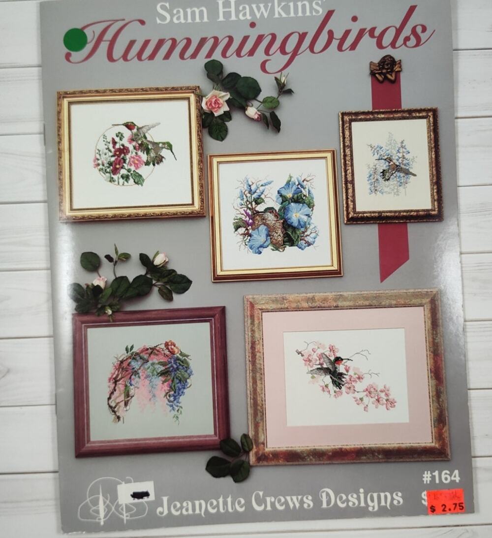 Jeanette Crews Designs Sam Hawkins Hummingbirds, Birds Cross Stitch Patterns